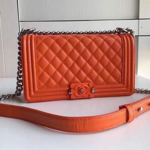 Chanel Le Boy original caviar leather 25cm